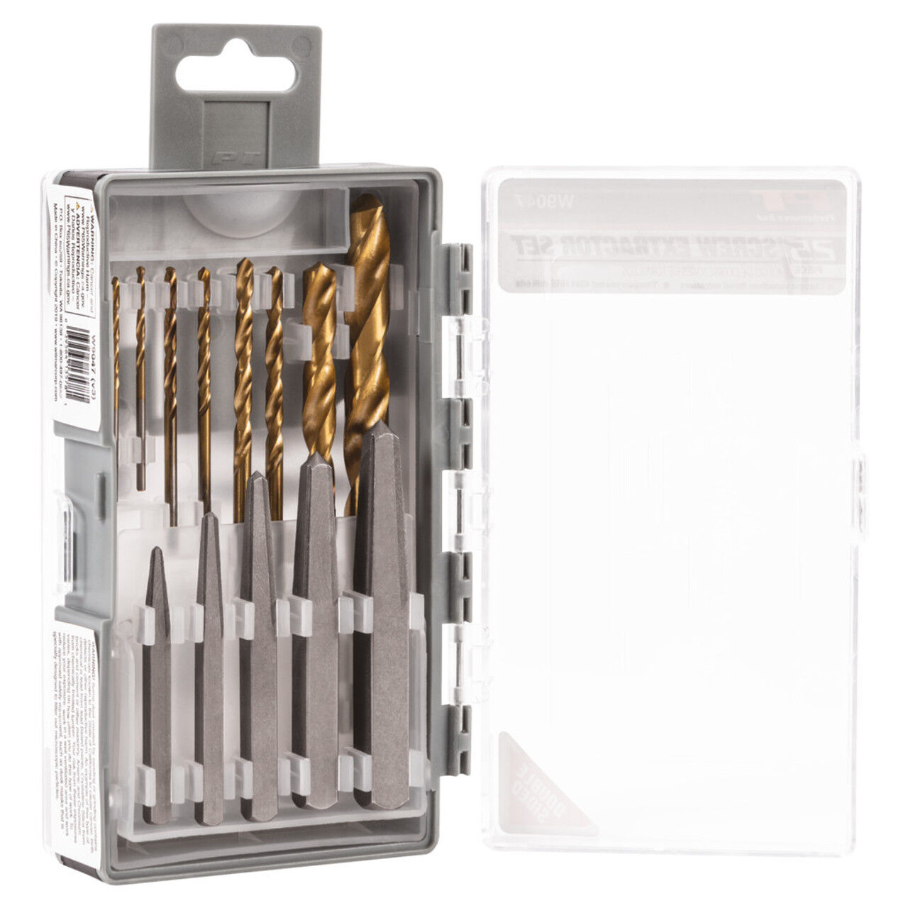 Performance Tools Damaged Screw Extractor Kit, 25-Pc