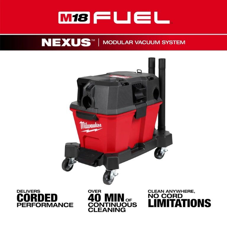 Milwaukee M18 Fuel Nexus Wet/Dry Vacuum, 6-Gal (Tool Only)