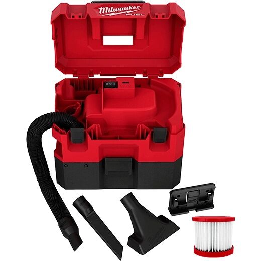 Milwaukee M12 Fuel Wet/Dry Vacuum, 1.6-Gal (Tool Only)