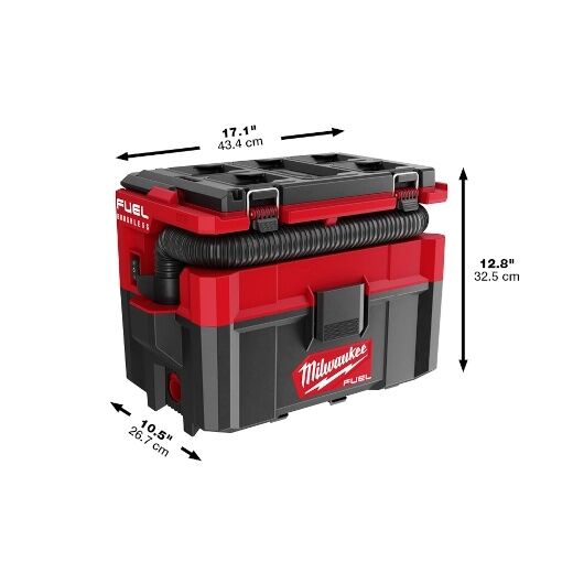 Milwaukee M18 Fuel Packout Compatible Wet/Dry Vacuum, 2.5-Gal (Tool Only)