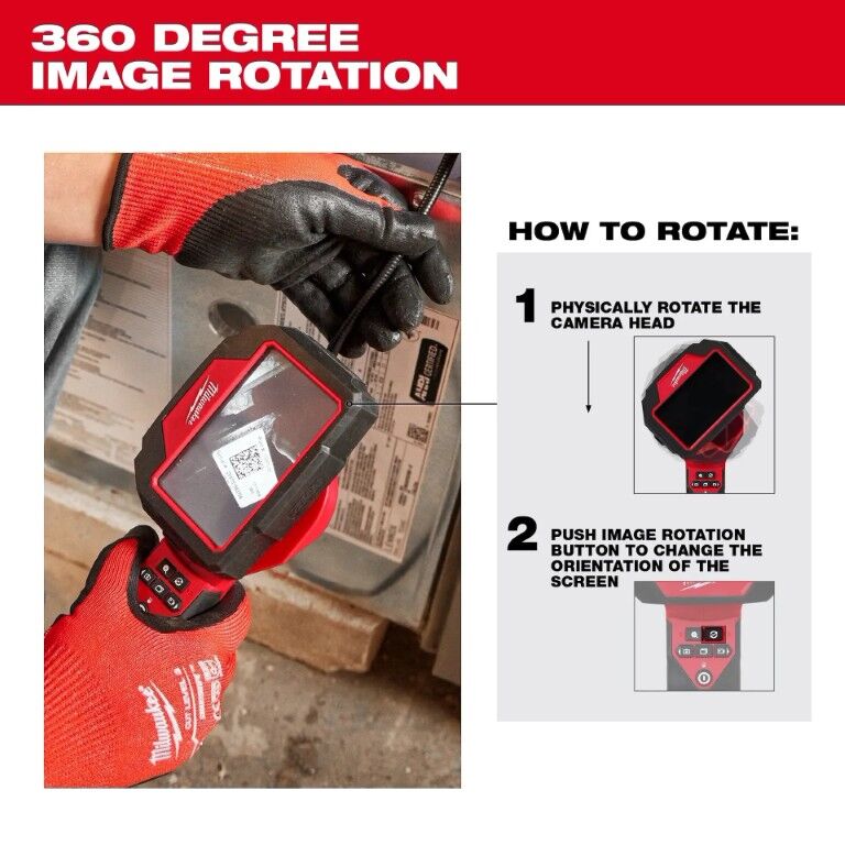 Milwaukee M12 M-Spector 360 Inspection Camera Kit, 10-Ft