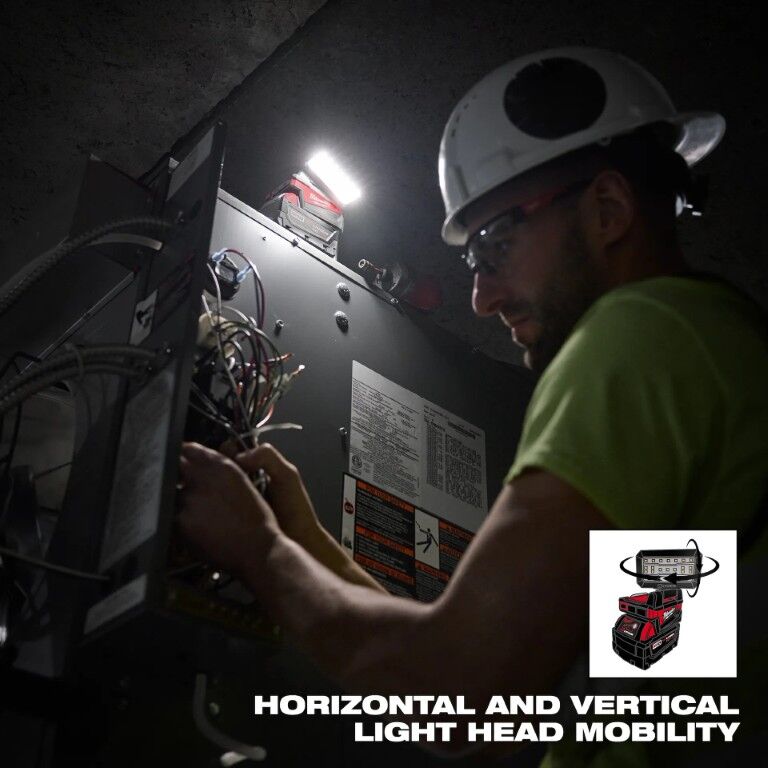 Milwaukee M18 Rover Compact Folding Flood Light With USB Charging, 1000-Lm (Tool Only)