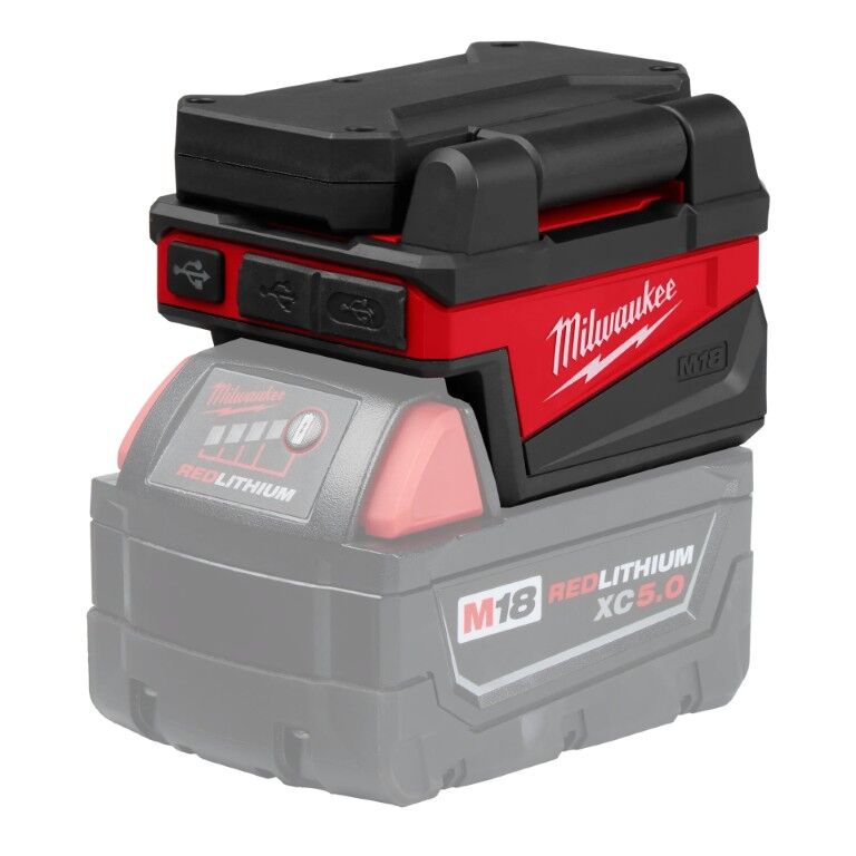 Milwaukee M18 Rover Compact Folding Flood Light With USB Charging, 1000-Lm (Tool Only)