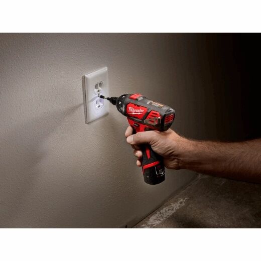 Milwaukee M12 Hex Impact Screwdriver Kit, 1/4-In