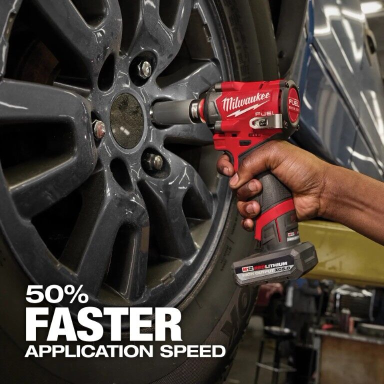 Milwaukee M12 Fuel Stubby Impact Wrench, 1/2-In (Tool Only)