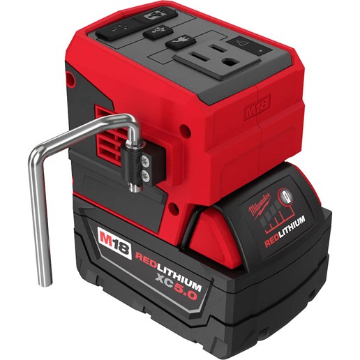 Milwaukee M18 TOP-OFF Kit With 175W Power Supply and M18 Redlithium XC5.0 Batter Pack