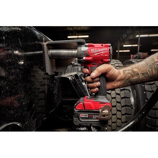 Milwaukee M18 Fuel Compact Impact Wrench With Friction Ring, 1/2-In (Tool Only)