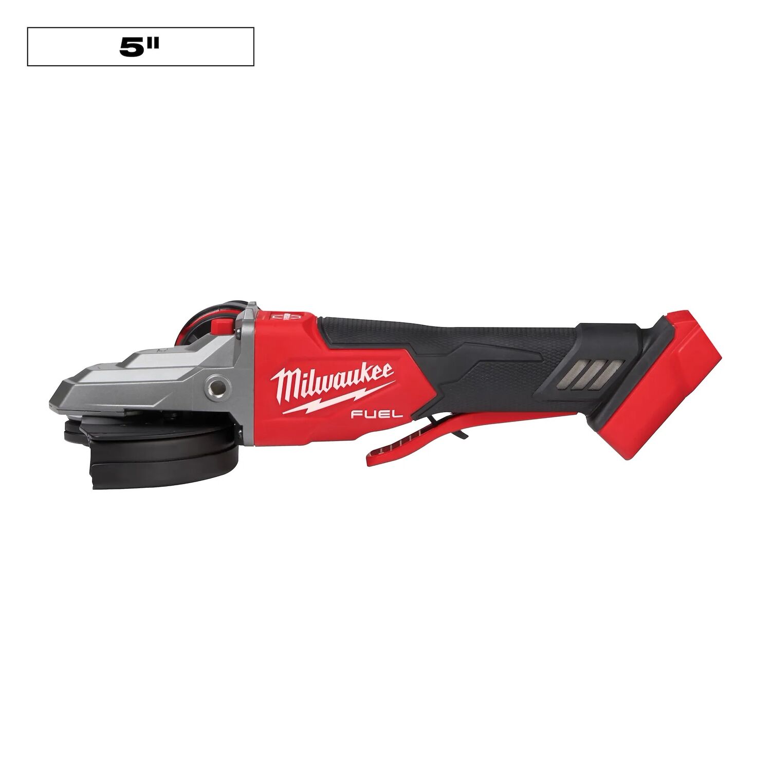 Milwaukee M18 Fuel No-Lock Paddle Switch Flathead Braking Angle Grinder, 5-In (Tool Only)