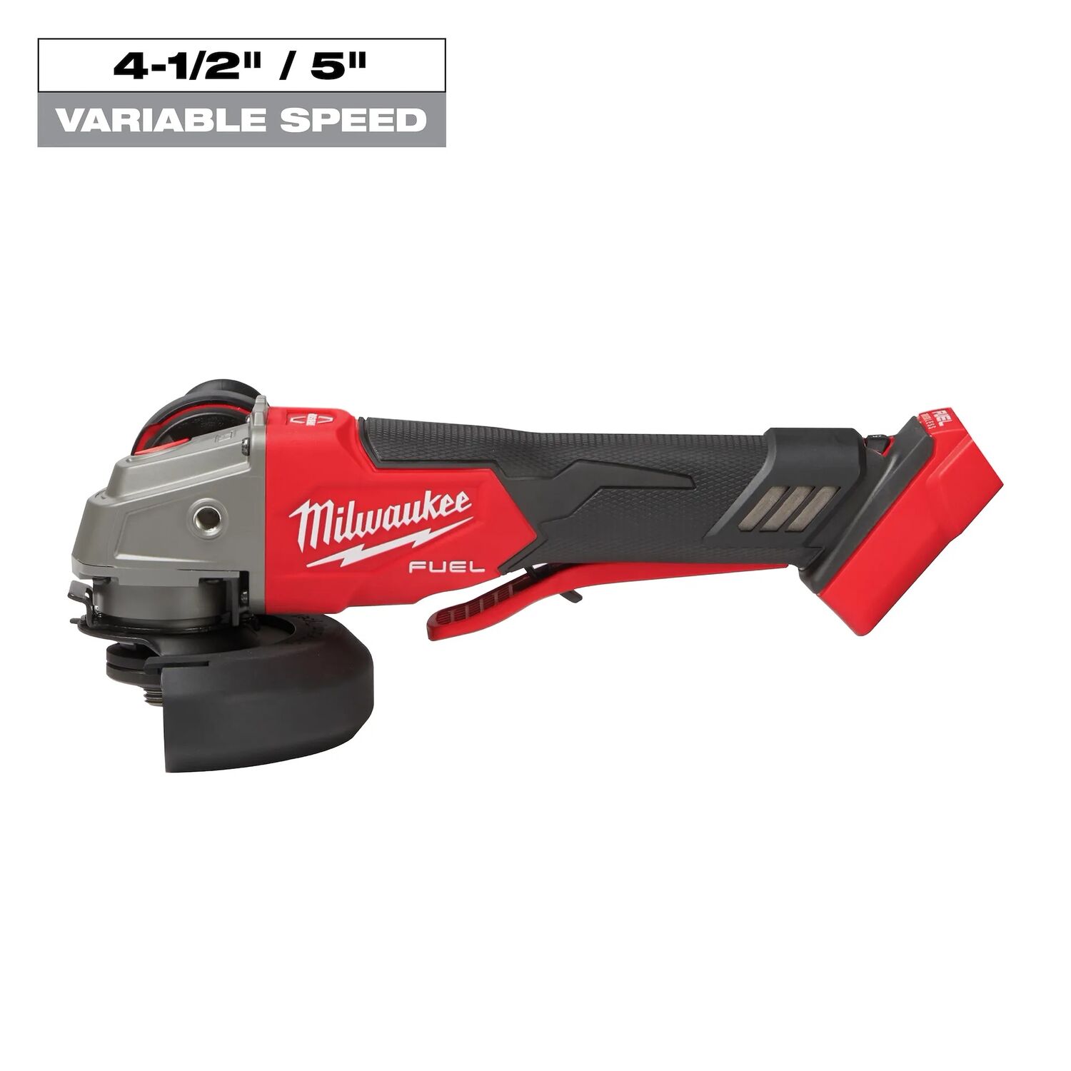 Milwaukee M18 Fuel No-Lock Paddle Variable Speed Breaking Grinder, 4 1/2-In - 5-In (Tool Only)