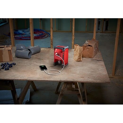 Milwaukee M12 Cordless/Corded Dual-Power Radio/Charger (Tool Only)