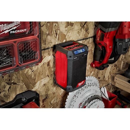 Milwaukee M12 Cordless/Corded Dual-Power Radio/Charger (Tool Only)