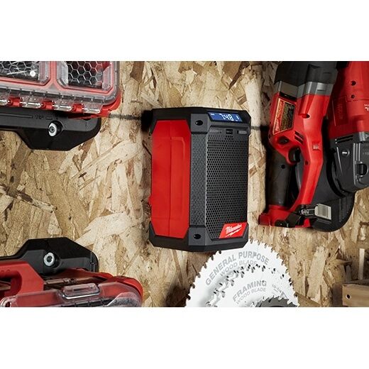 Milwaukee M12 Cordless/Corded Dual-Power Radio/Charger (Tool Only)