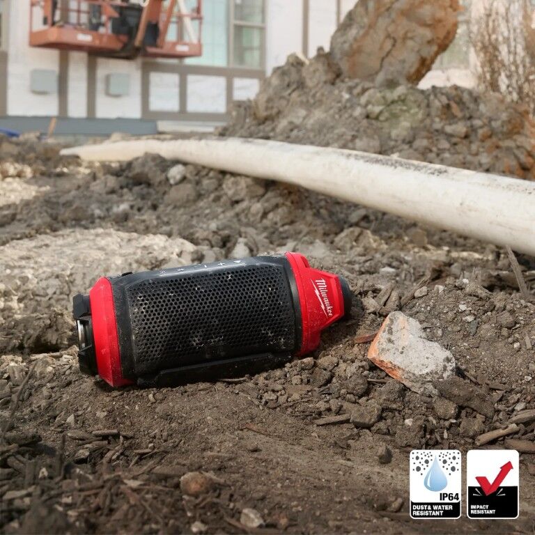 Milwaukee M12 Packout Jobsite Bluetooth Speaker (Tool Only)