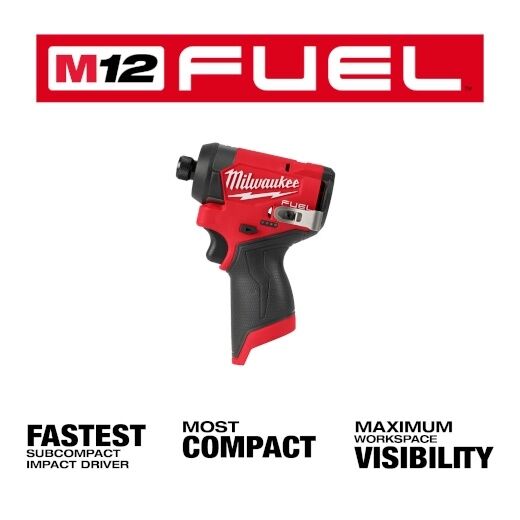 Milwaukee M12 Fuel Hex Impact Driver, 1/4-In (Tool Only)