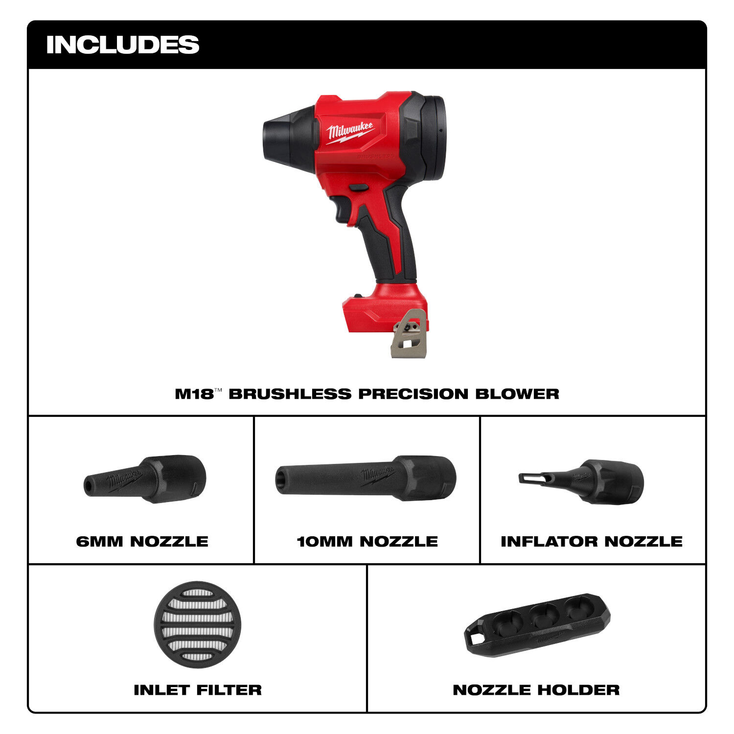 Milwaukee M18 Brushless Precision Blower (Bare Tool)