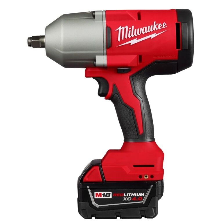 Milwaukee M18 Fuel High Torque Impact Wrench With Friction Ring Kit, 1/2-In