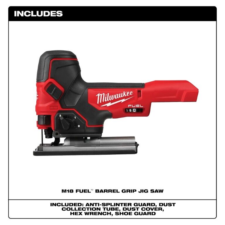 Milwaukee M18 FuelBarrel Grip Jig Saw (Tool Only)