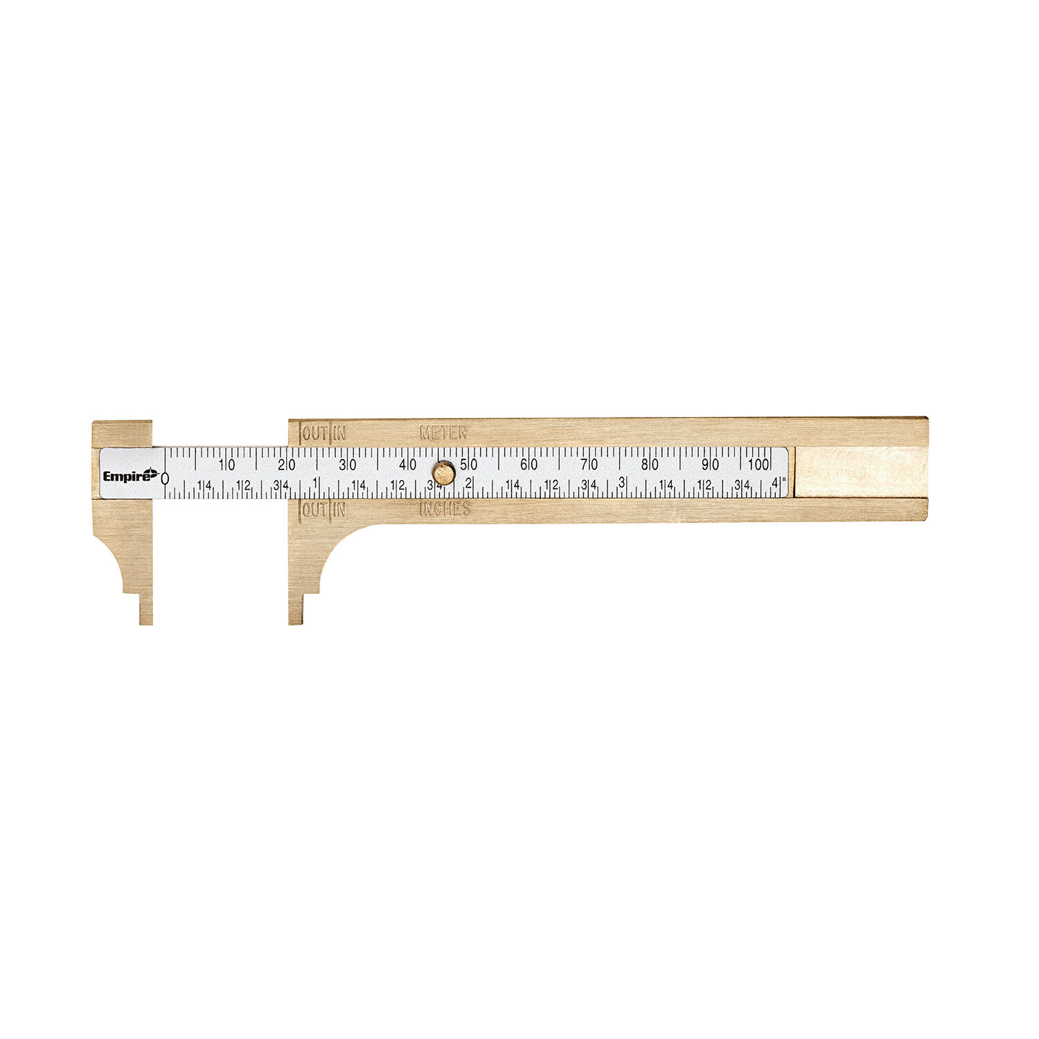 Empire Brass Pocket Caliper, 4 in.