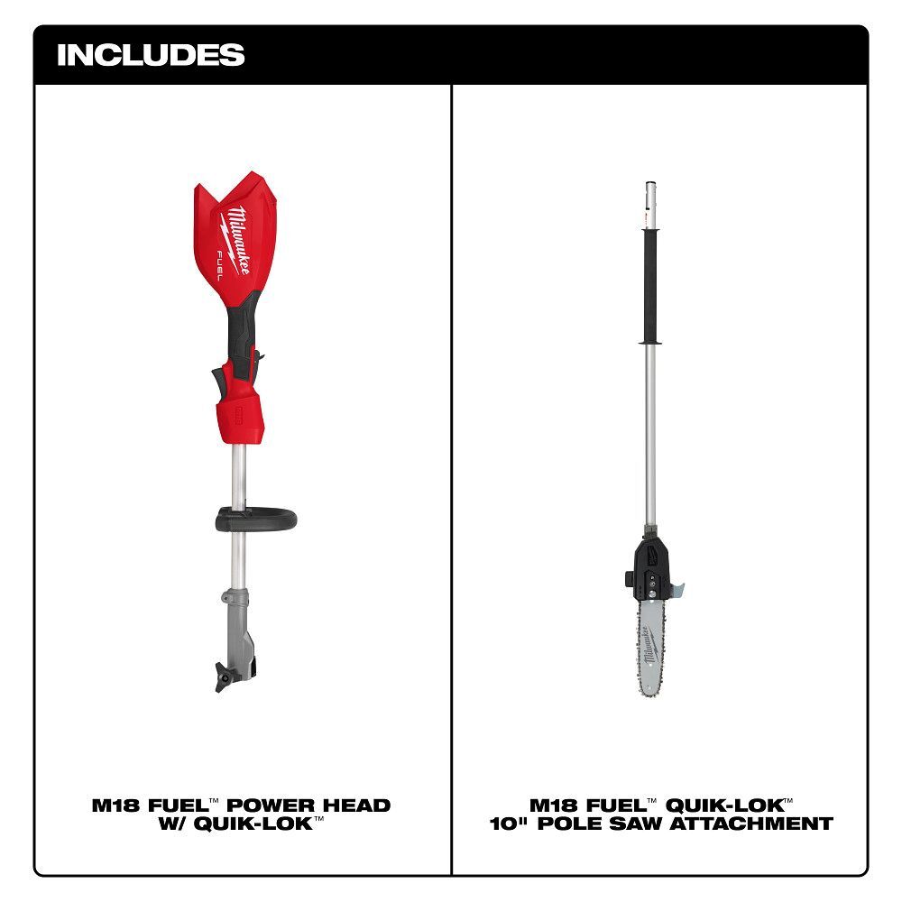 Milwaukee M18 FUEL Pole Saw with QUIK-LOK