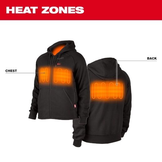 Milwaukee Men's M12 Heated Hoodie (Hoodie Only)