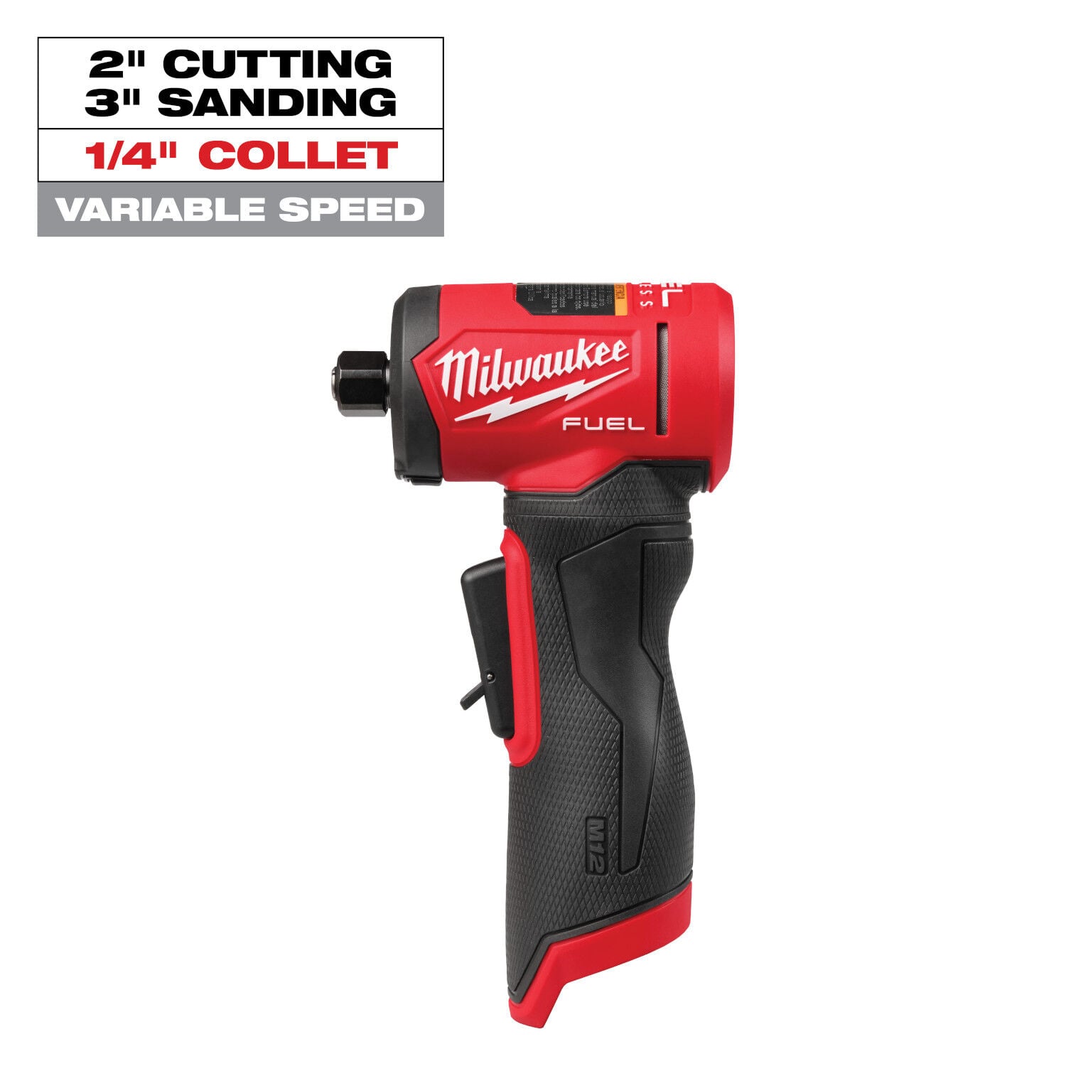 Milwaukee M12 FUEL 1/4 in. Right Angle Die Grinder