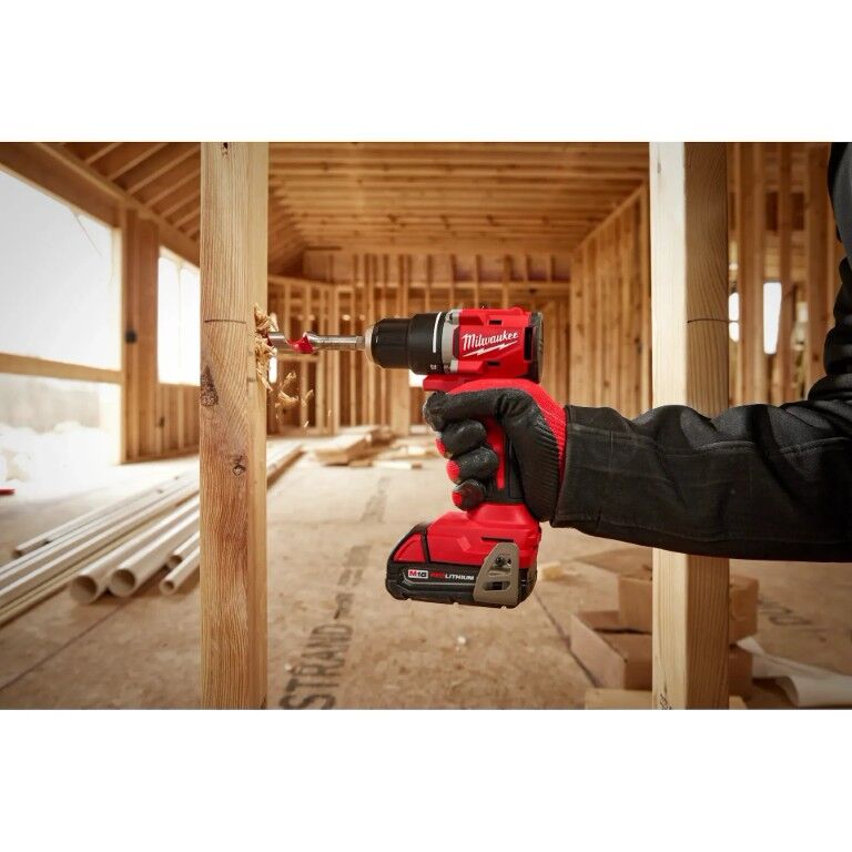 Milwaukee M18 Compact Brushless Drill Driver & Impact Driver 2-Tool Combo Kit