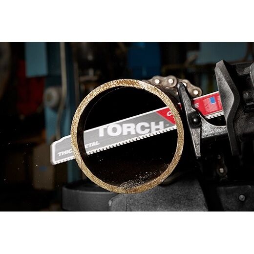 Milwaukee Sawzall Torch Carbide Thick Metal Blade, 8 TPI, 9-In