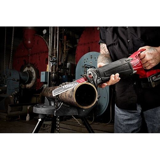 Milwaukee Sawzall Torch Carbide Thick Metal Blade, 8 TPI, 12-In