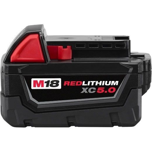 Milwaukee M18 Redlithium CX5.0 Extended Capacity Battery, 2-Pk