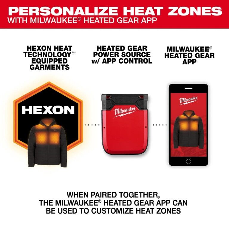 Milwaukee Heated Gear Power Source With App Control