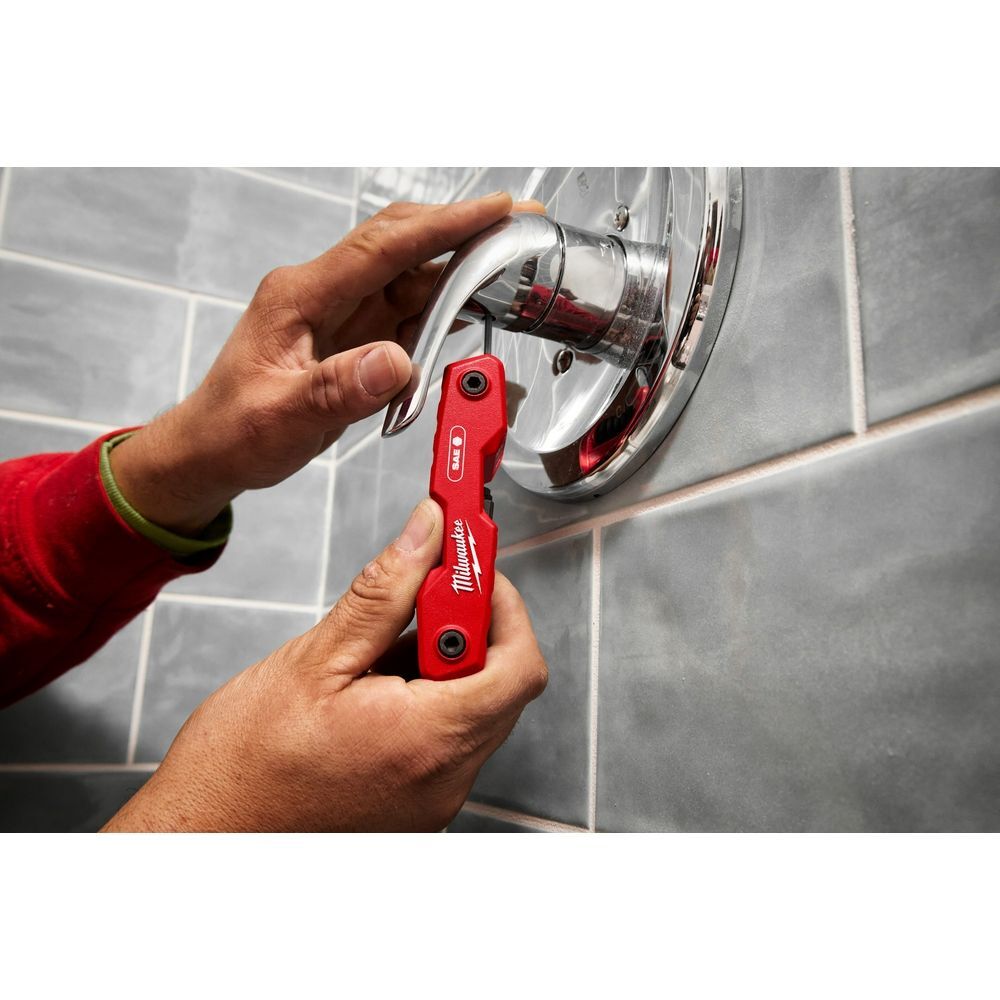 Milwaukee 9-Key Folding SAE Hex Key Set