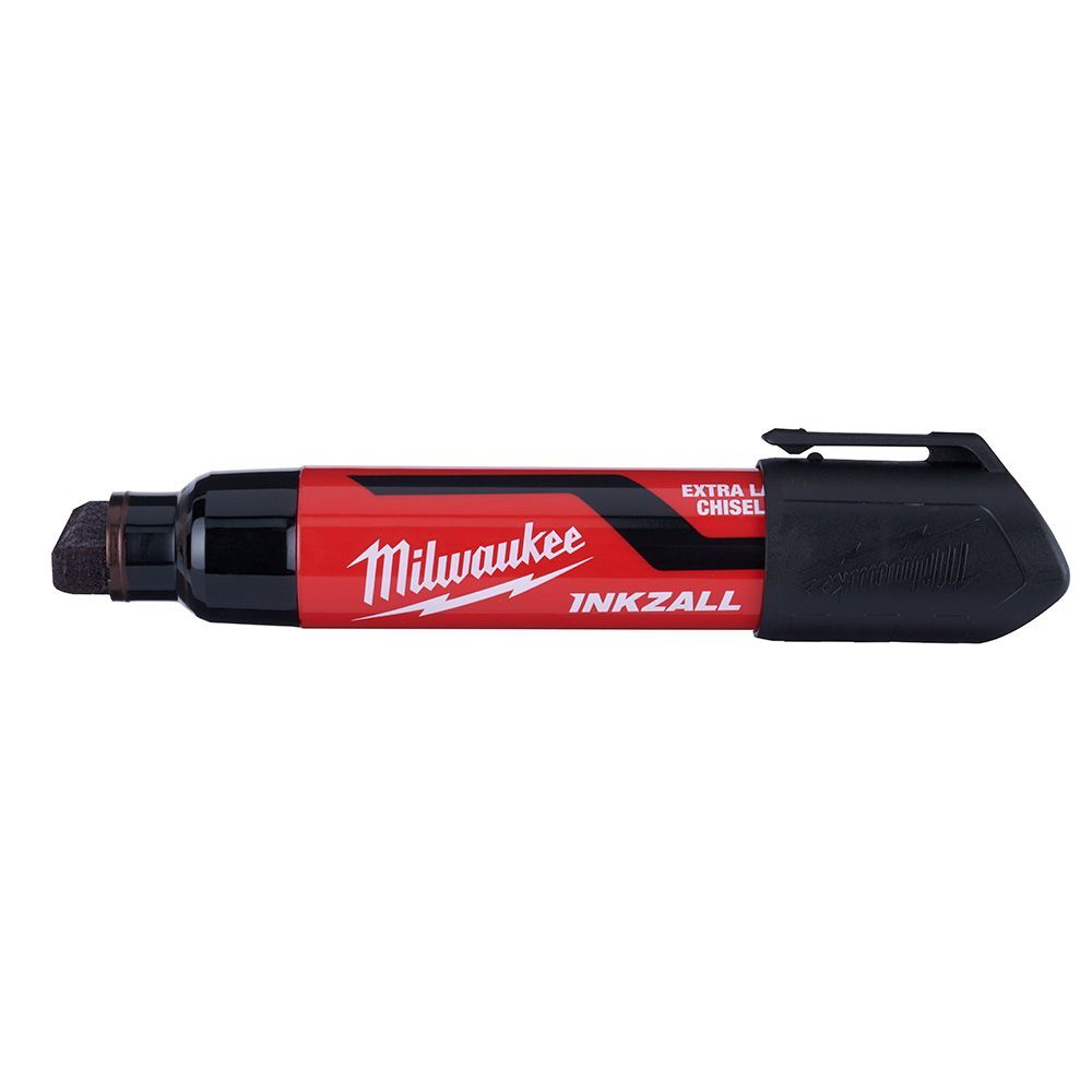 Milwaukee INKZALL Extra Large Chisel Tip Black Marker