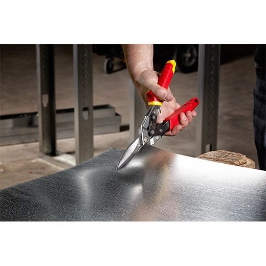 Milwaukee Long Cut Straight Aviation Snips