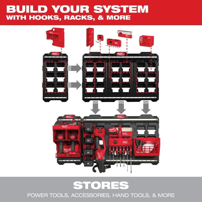 Milwaukee Packout M18 Battery Rack