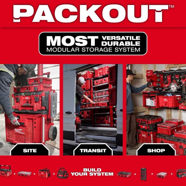 Milwaukee Packout M18 Battery Rack