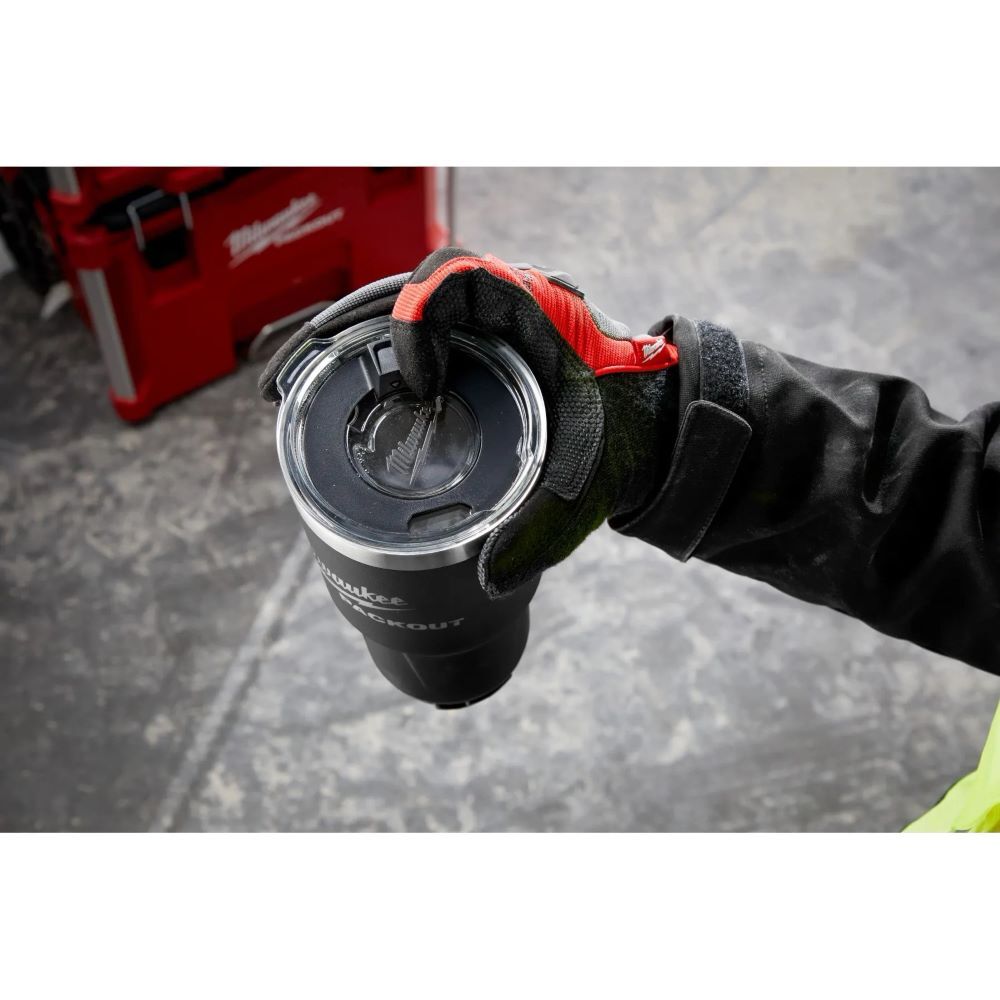 Milwaukee Packout Black Tumbler, 30-Oz