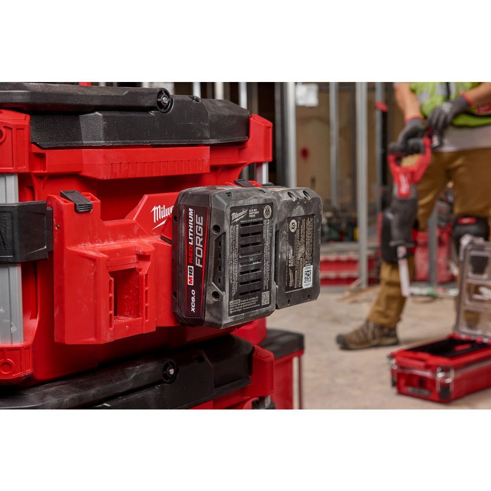 Milwaukee PACKOUT Tool Box M18 Battery Rack Attachment