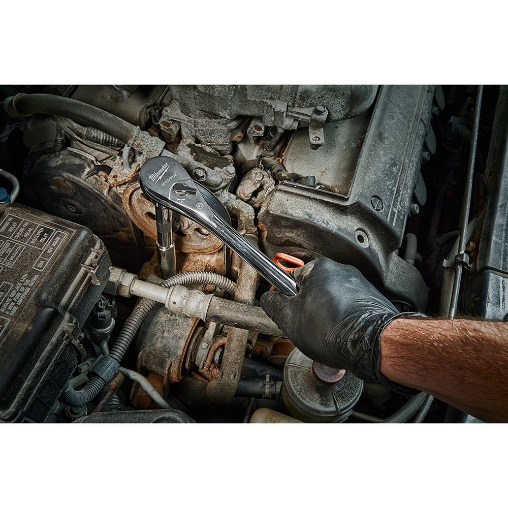 Milwaukee 1/2-In SAE & Metric Socket Wrench Set, 47-Pc