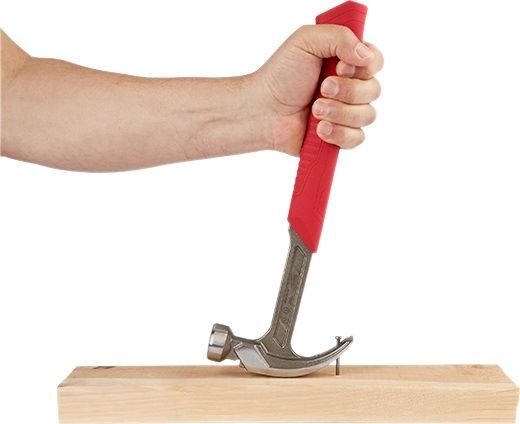 Milwaukee Curved Claw Smooth Face Hammer, 20-Oz