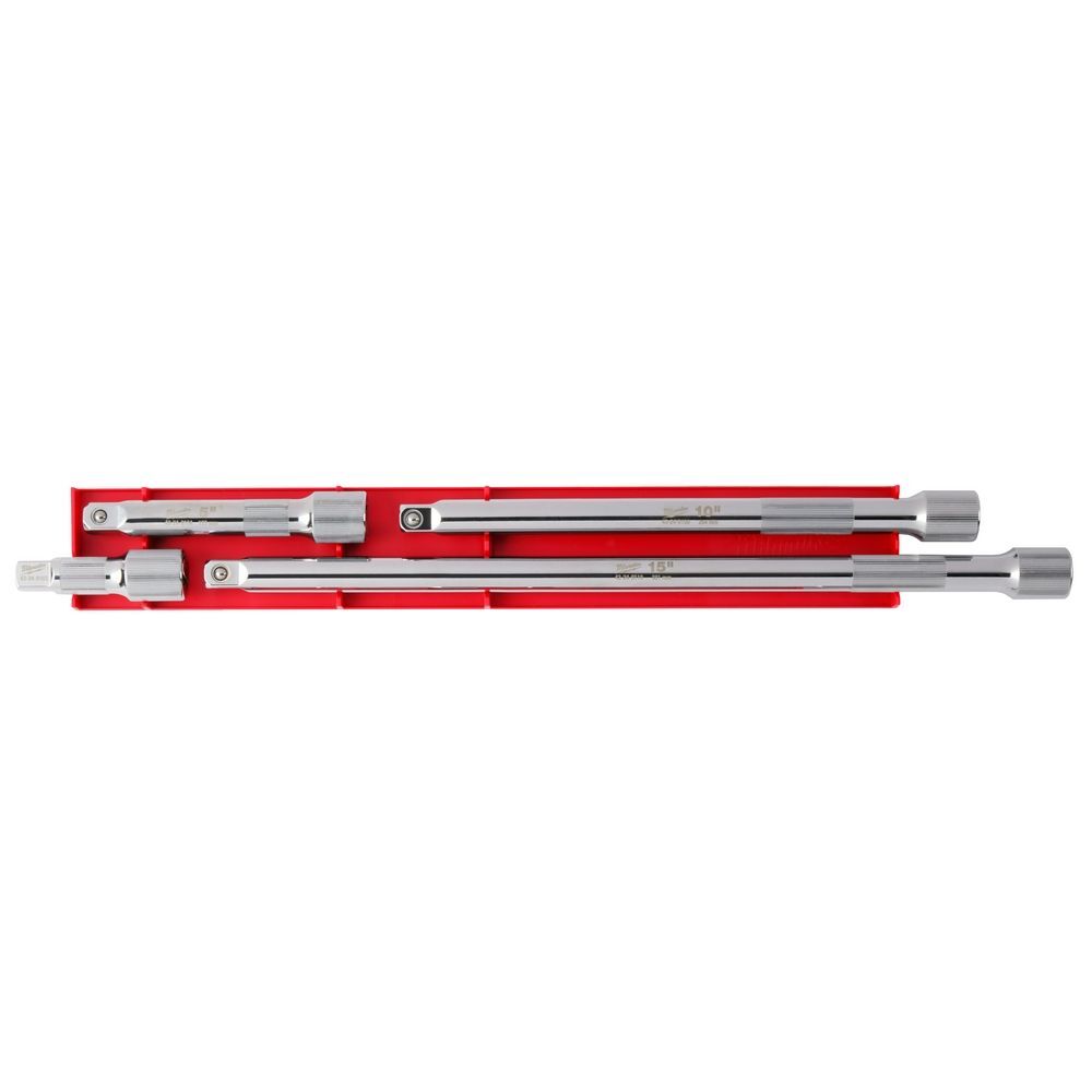 Milwaukee 1/2-In Drive Extension Set, 4-Pc