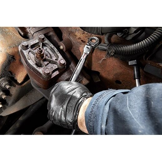 Milwaukee 15-Pc SAE Flex Head Ratcheting Combination Wrench Set