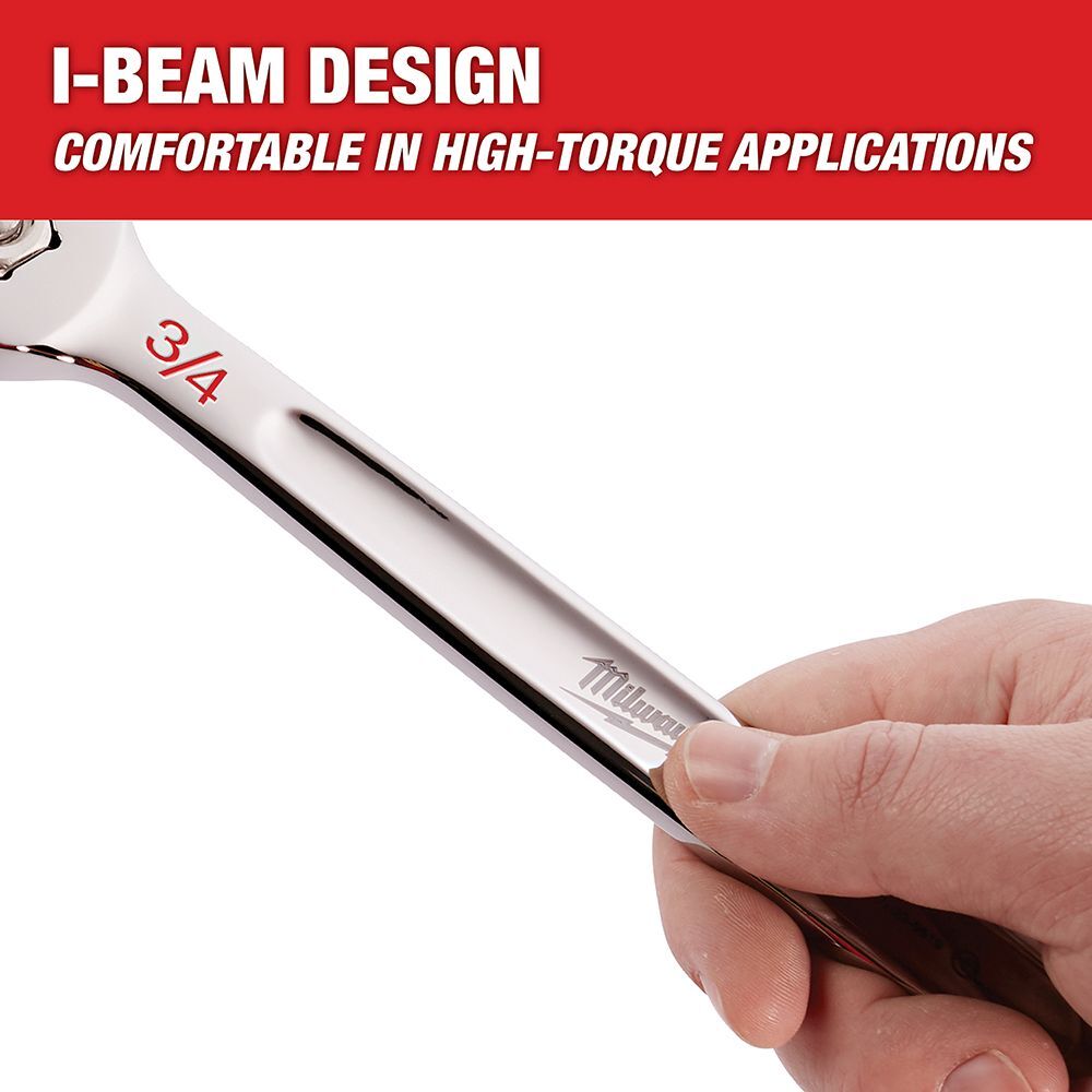 Milwaukee Combination SAE Wrench Set, 15-Pc