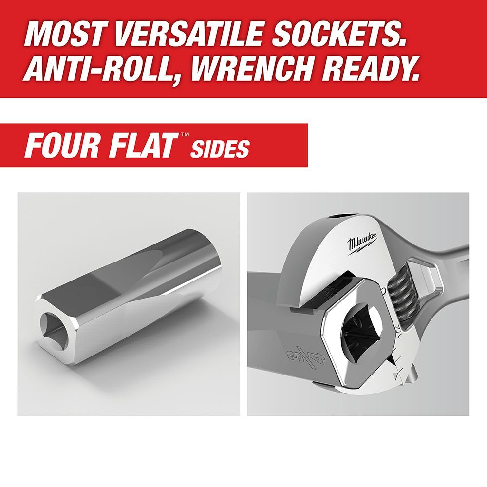 Milwaukee 3/8-In Drive Ratchet & Metric Socket Set, 32-Pc