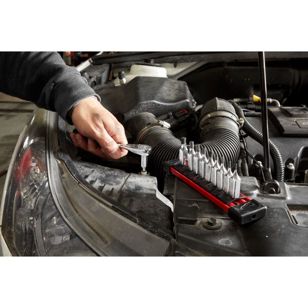 Milwaukee 1/4-In Drive Hex Bit SAE Socket Set, 10-Pc