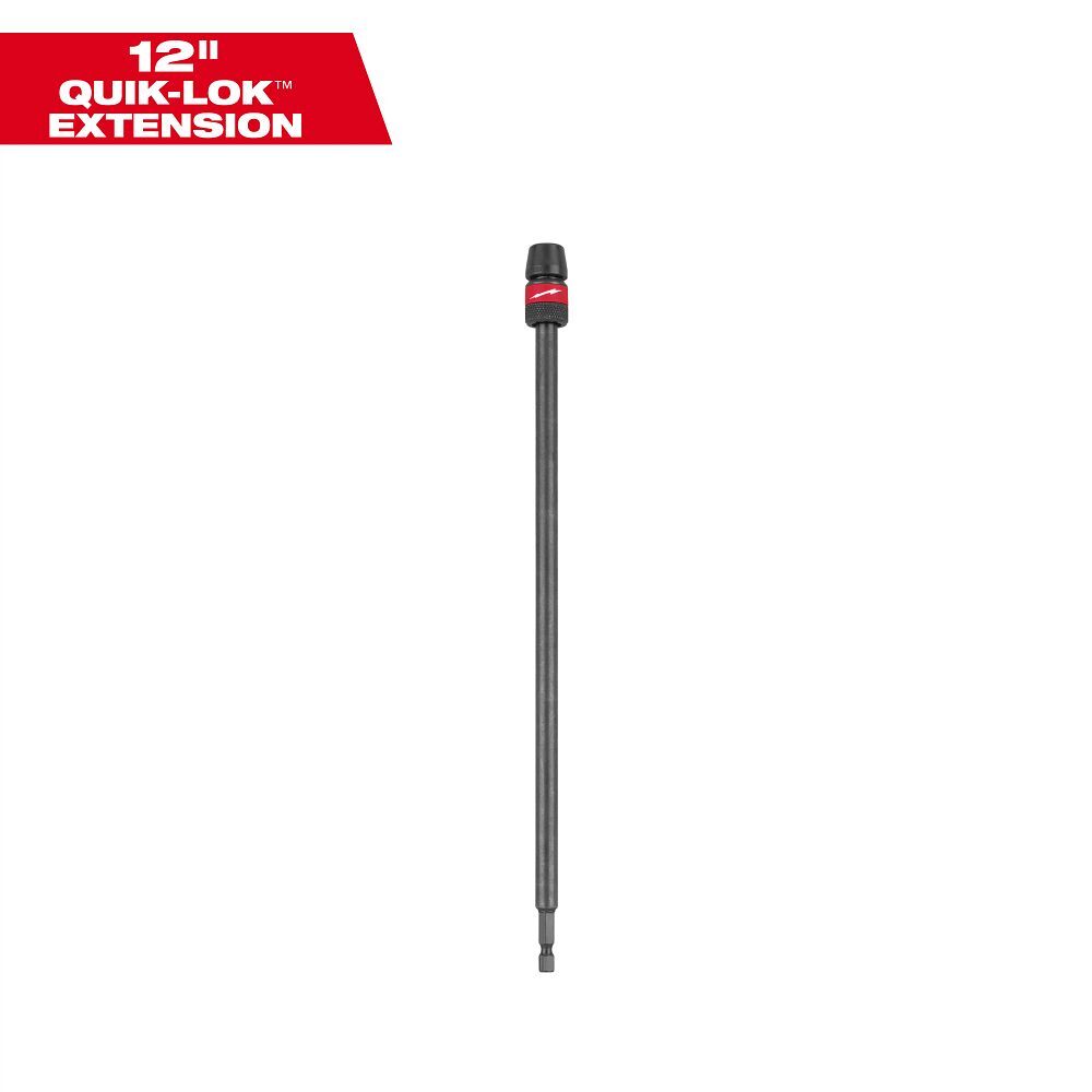 Milwaukee Universal Quik-Lok Extension, 1/4-In x 12-In