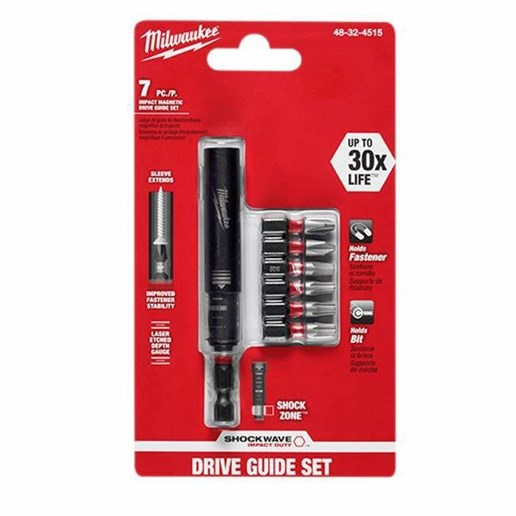 Milwaukee 7 Piece Shockwave Impact Magnetic Drive Guide Set