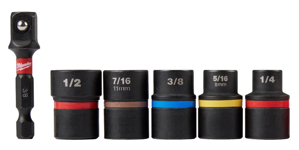 Milwaukee Shockwave Impact Bolt Extractor Set, 6-Pc