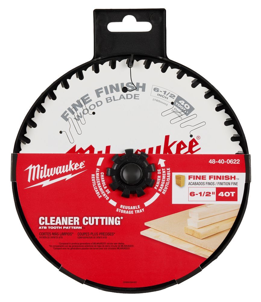 Milwaukee Finish Blade Circular Saw Blade, 40T, 6 1/2-In
