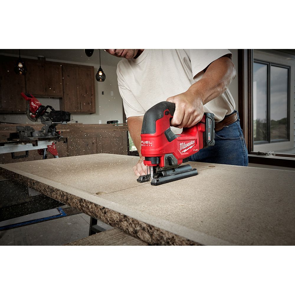 Milwaukee 4-In 6-TPI T-Shank Multi Material Bi-Metal Jig Saw Blade, 5-Pk