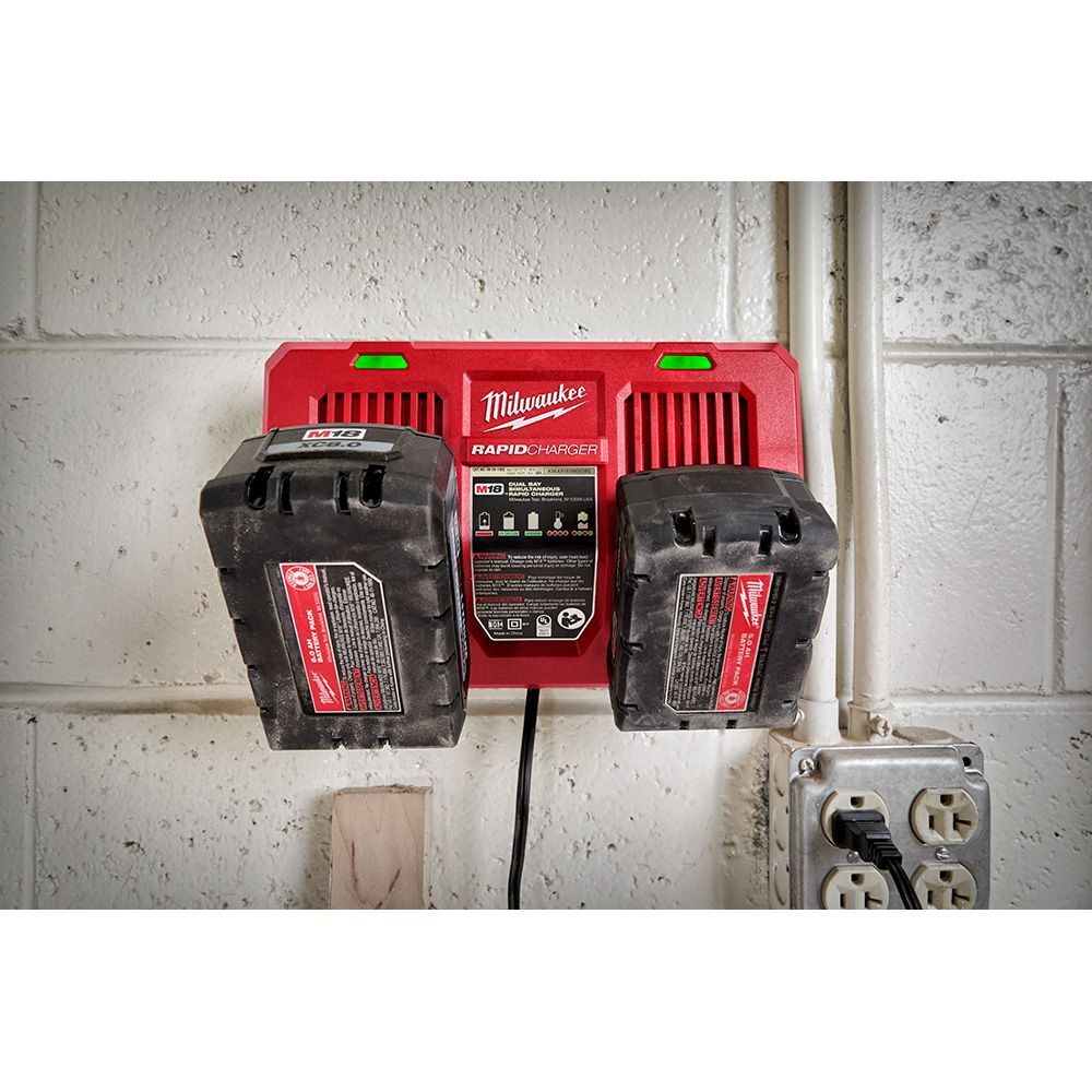 Milwaukee M18 Dual Bay Simultaneous Rapid Charger